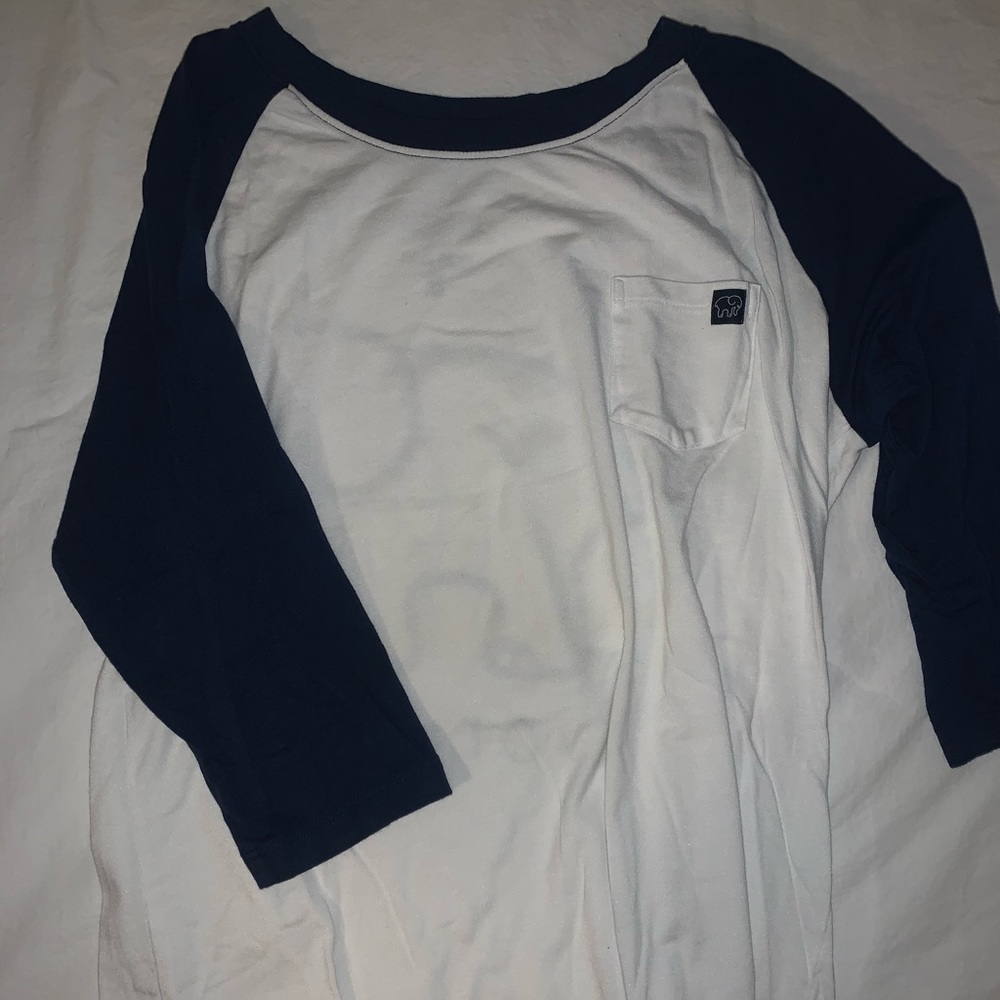 Ivory Ella quarter sleeve tee